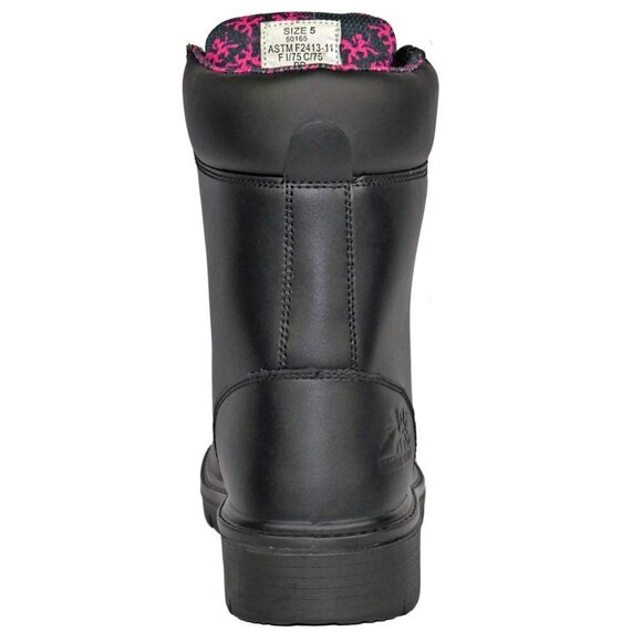 Moxie Trades Anne Black MT50165 Women's 8" Waterproof Steel Toe Boot 7 M (NEW) - Picture 3 of 7